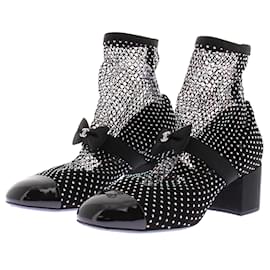 Botines de tacón de malla - Chanel