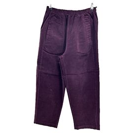 Autre Marque Pantalones JOHANNA PARIS efecto terciopelo morado M