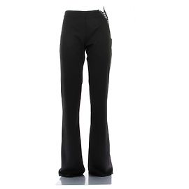 Autre Marque Pantalones slim negros de algodón VAILLANT 38