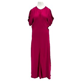 Vestido Ghost London Fuchsia de Viscosa XS