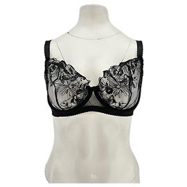 Conjunto de lencería de encaje negro Agent Provocateur