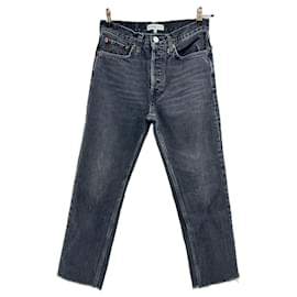Jeans negros Re/Done de algodón Talla 27
