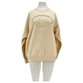 SPORTY & RICH Sweatshirt Gelb Baumwolle M - Autre Marque