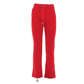 Pantalones de jogging rojos Versace de algodón