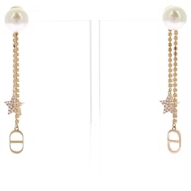 Orecchini dorati con perle - Dior