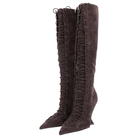 Botas Nina de ante marrones Paris Texas