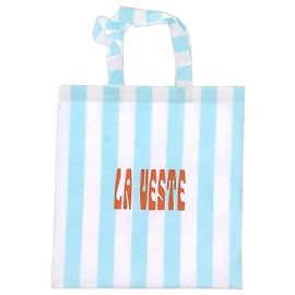 Autre Marque Borsa Tote LA VESTE in cotone a righe blu e bianche
