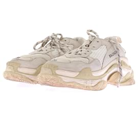 Baskets blanches "Triple S" - Balenciaga