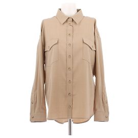 Autre Marque Camisa de lana beige BELLA AND RIDGE XS