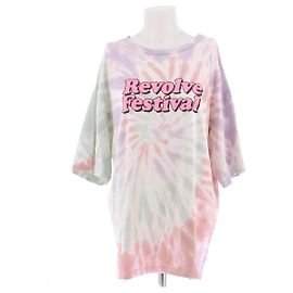 Autre Marque Camiseta REVOLVE tie dye rosa de algodón XL