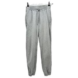 Autre Marque Pantalones de chándal grises WARDROBE NYC algodón XS