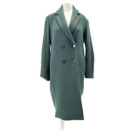 Autre Marque MIRA MIKATI Trench in lana verde