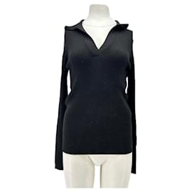 AIAYU Wollpullover in Schwarz mit langen Ärmeln - Autre Marque