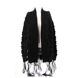 Schwarzer Cardigan mit Bändern - Blumarine