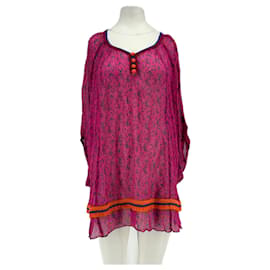 Autre Marque Blusa rosa con flores POUPETTE ST BARTH