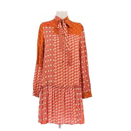 Autre Marque MAX&CO Kleid mit Orangenprint aus Viskose