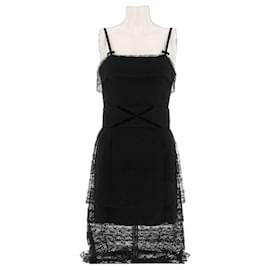 Lanvin Black Dress with Strass ref.3139660 - Joli Closet