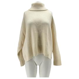 Pull col roulé en mélange de cachemire et de soie - Autre Marque