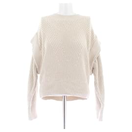 Suéter de punto beige Iro de algodón