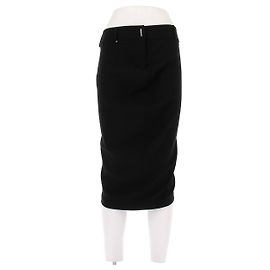 Gonna midi in lana nera Sportmax
