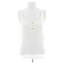 Top de seda blanca Céline