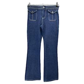 Vaqueros denim crudo Vanessa Bruno azul algodón talla 38