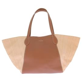 Autre Marque Borsa tote in rafia STELLA ET SUZIE Marrone