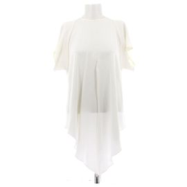 T-shirt Ellery color crema a maniche corte