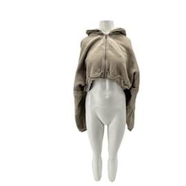 Beige kurz geschnittene Weste mit Reißverschluss - Autre Marque