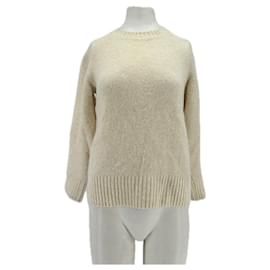 Soeur Wollmischpullover in Creme Größe 38