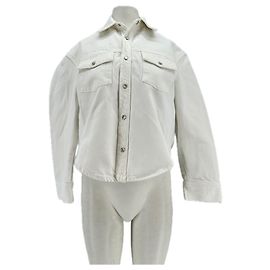 Autre Marque Chaqueta de denim blanca