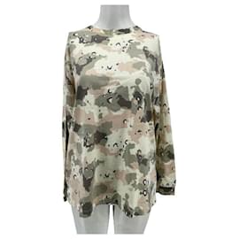 Autre Marque Camiseta de manga larga de camuflaje