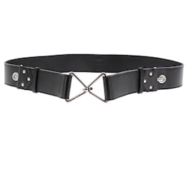 Ceinture en cuir noire - Yves Saint Laurent