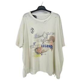 Tee-shirt blanc cassé - Autre Marque