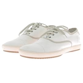 Mocassini Louis Vuitton in tela bianca