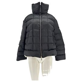 Autre Marque Chaqueta de plumas reversible negra