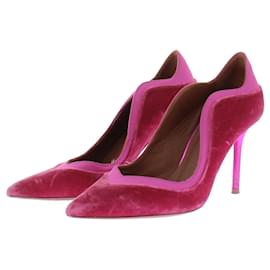 Autre Marque MALONE SOULIERS Pink Velvet Pumps 38 EU