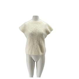 Top bianco senza maniche in alpaca - Autre Marque