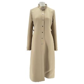 Abrigo largo beige Courreges