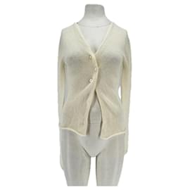 Cardigan en laine blanc - Autre Marque