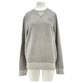 Ralph Lauren Pink Pony Pullover Grau Baumwolle S