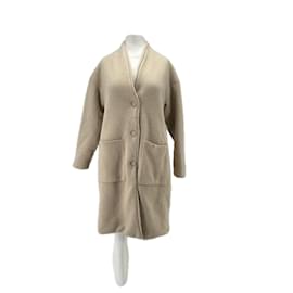 Beige Mantel aus Kaschmir und Wolle - Autre Marque
