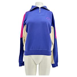 MAISON LABICHE Lila Halb-Zip-Pullover aus Baumwolle - Autre Marque