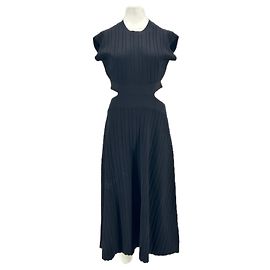 Vestido maxi negro sin mangas Proenza Schouler