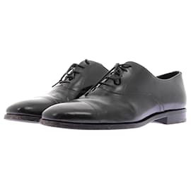 Derbies Prada en cuir noir