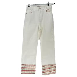 Jeans blancos con bordado The Etiquette - Autre Marque