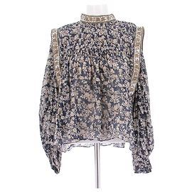 Blusa Isabel Marant Etoile con estampado floral azul marino