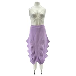 Falda Issey Miyake violeta de poliéster