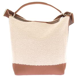Autre Marque Borsa Secchiello in shearling