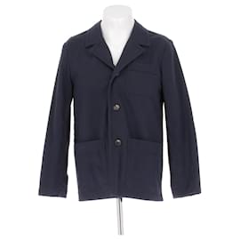 Kenzo Camicia in lana blu navy L